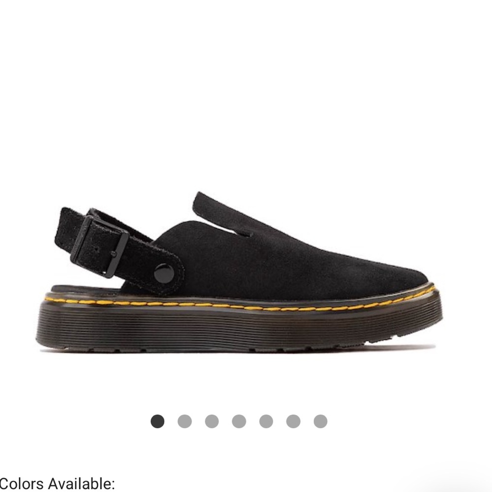 Dr. Martens Carlson Slingback Black Mules